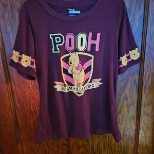 Disney Women's Winnie The Pooh Adult Short Sleeve T-Shirt